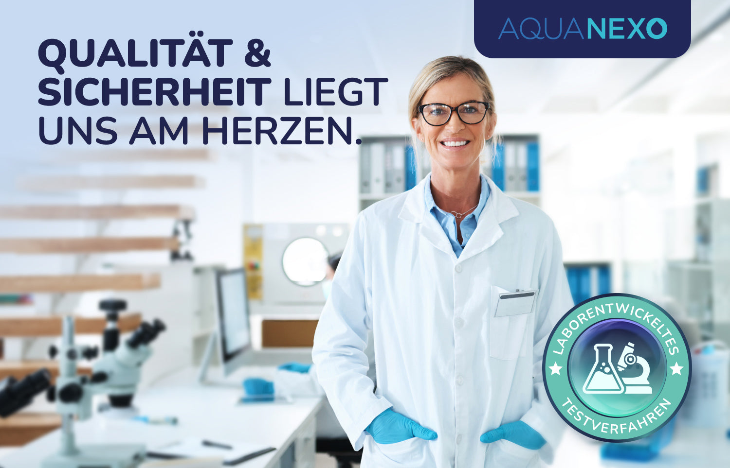 Qualitaet Laborentwickeltes Testverfahren – Aquanexo