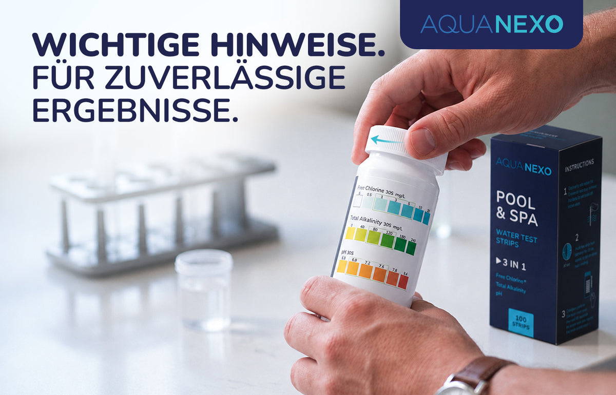 Poolwasser Teststreifen Zuverlaessige Ergebnisse 3in1 – Aquanexo