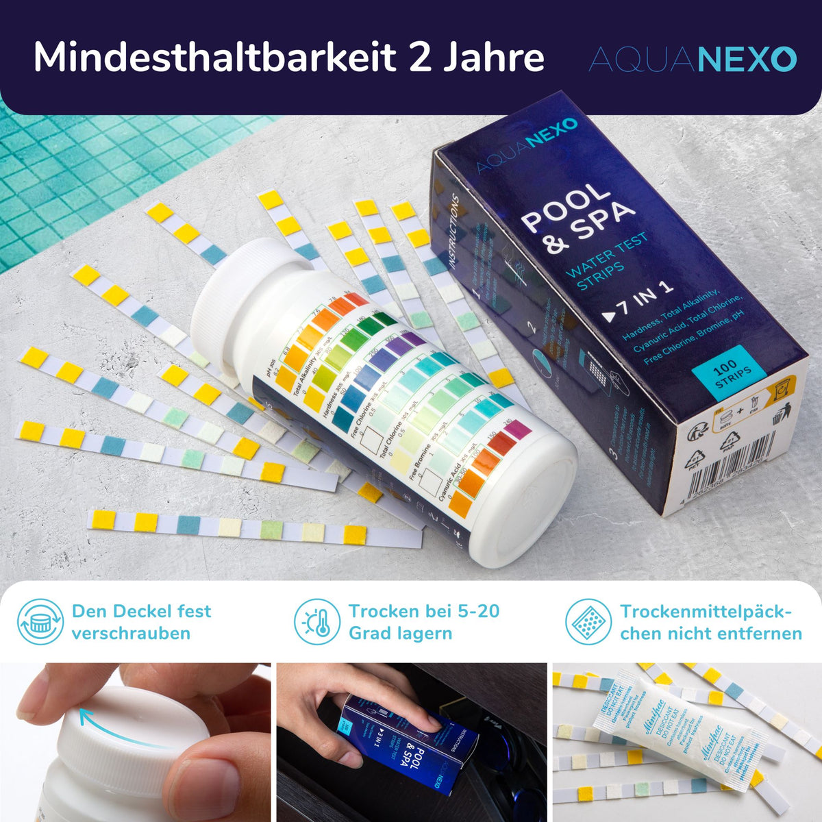 Mindesthaltbarkeit 2 Jahre – Hinweise zu Lagerung und Aufbewahrung der Teststreifen
