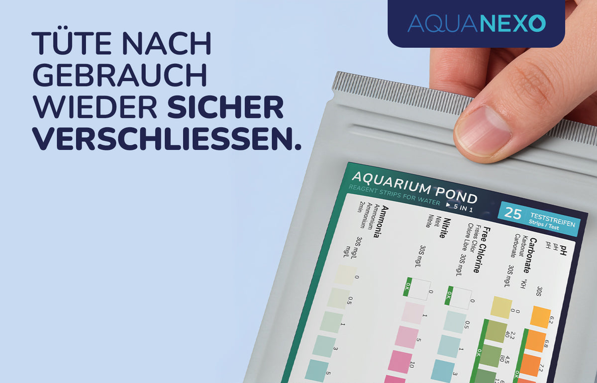 Aquariumwasser Teststreifen Lagerung 5in1 – Aquanexo