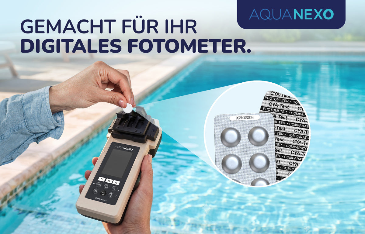 Poolwasser Testtabletten Photometer Cyanursaeure Exakt – Aquanexo